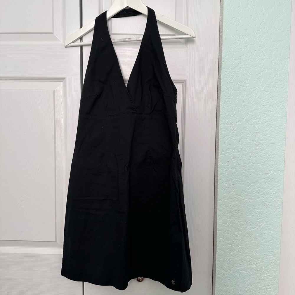Tommy Hilfiger Y2K halter little black dress
